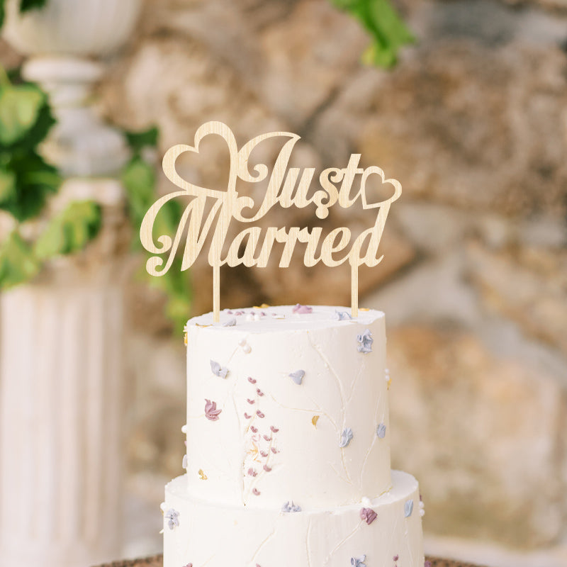 Cake Topper Just Married