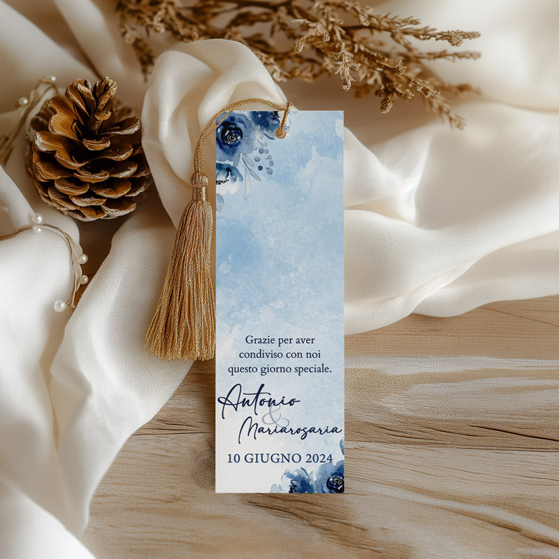 Cartoncino Flower Blue