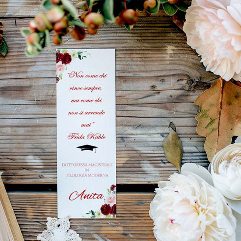 Cartoncino Flower Graduation