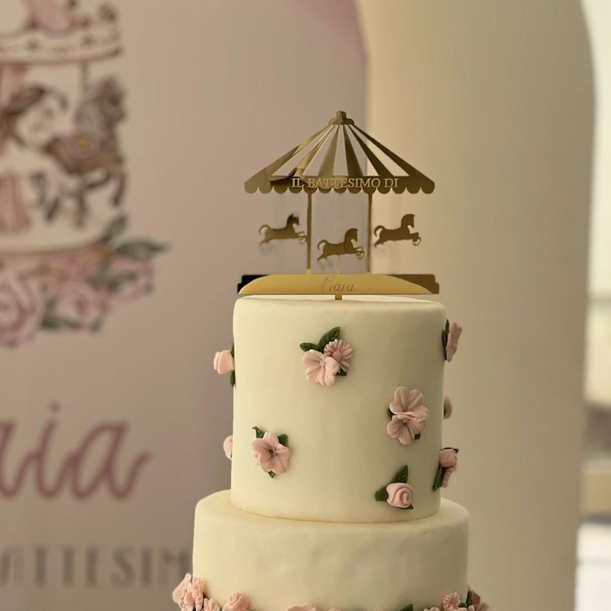 Cake Topper Carosello