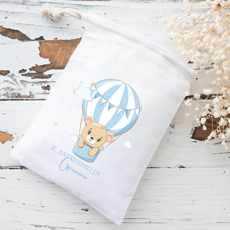 Sacchetto Orsetto in mongolfiera