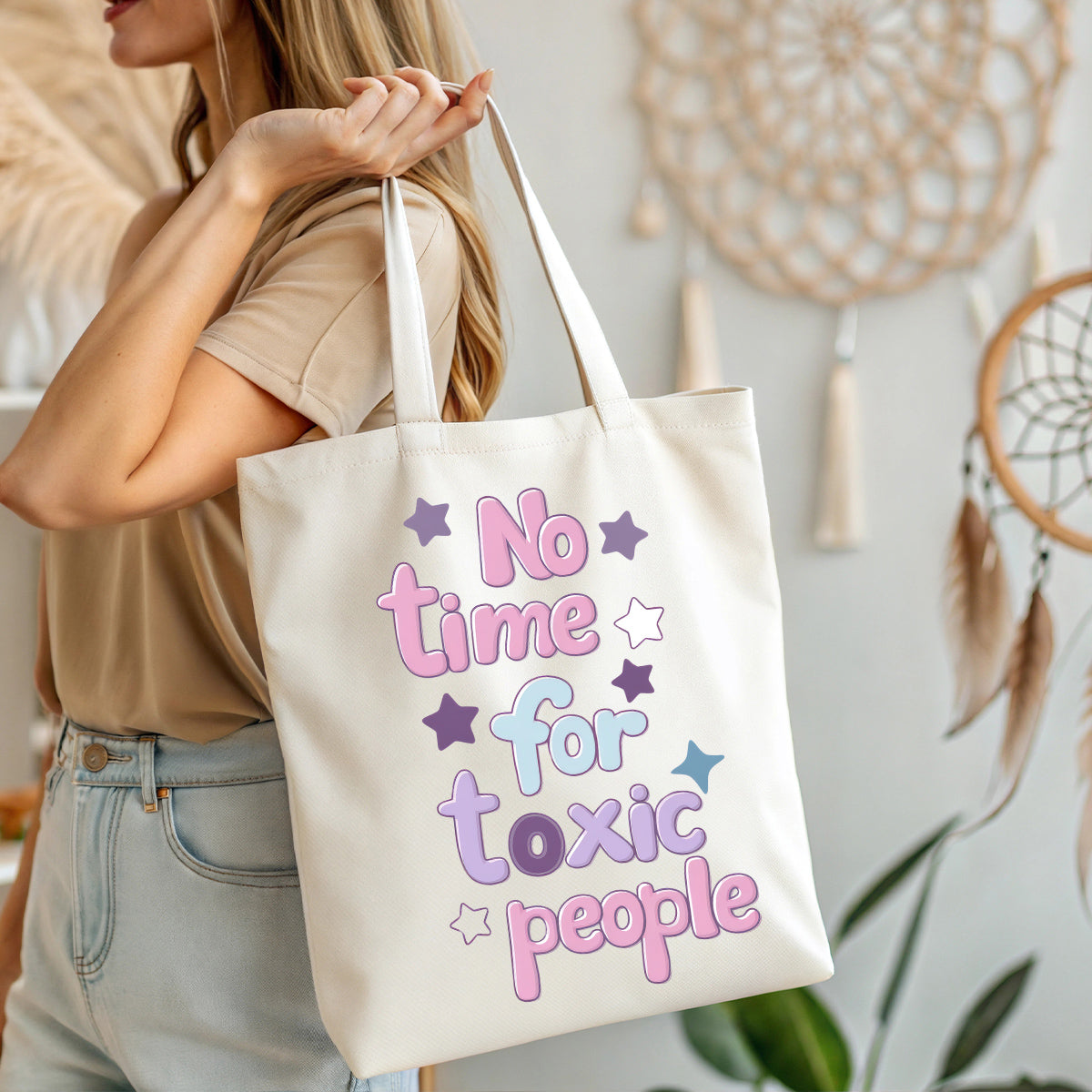 Tote Bag ''No Time..''