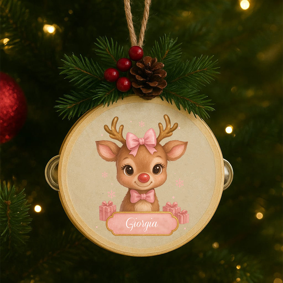 Tamburello Baby renna