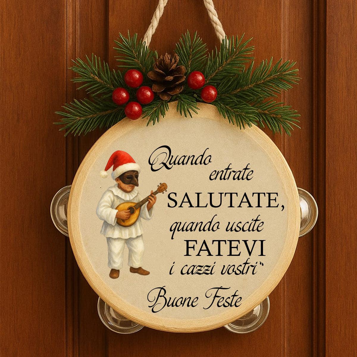 Fuoriporta Tamburello Pulcinella