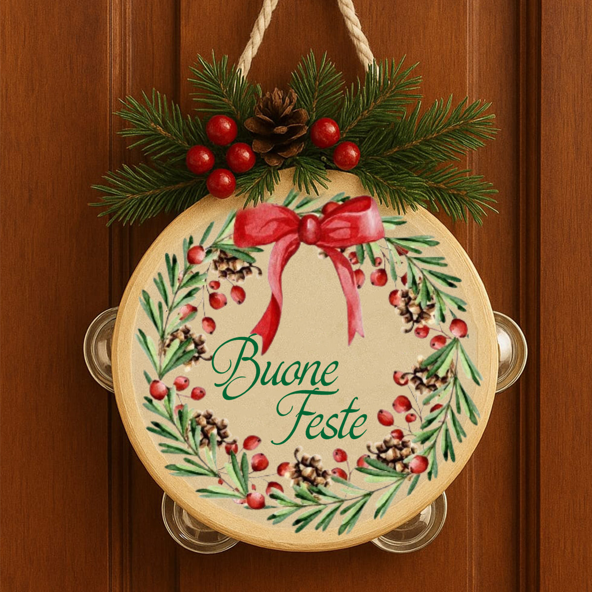 Tamburello Fuoriporta Buone Feste
