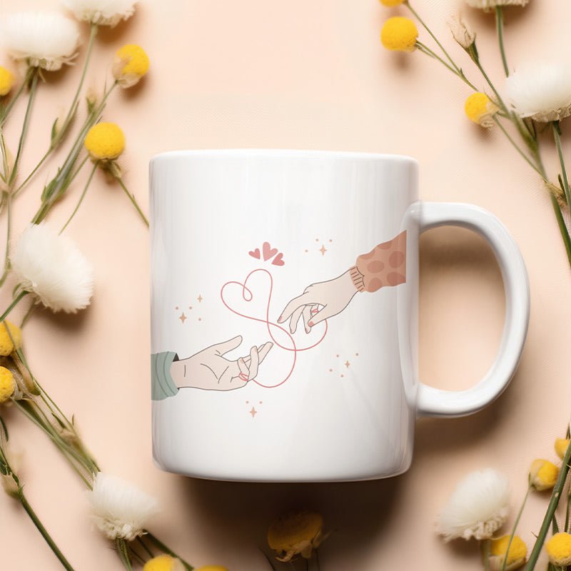 Tazza Mani Intrecciate