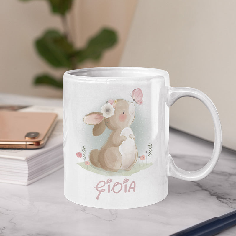 "Is The Order A Rabbit?" Tazza Con Fondo Convesso (Tipo Fouta-tsuki) - Stile Originale