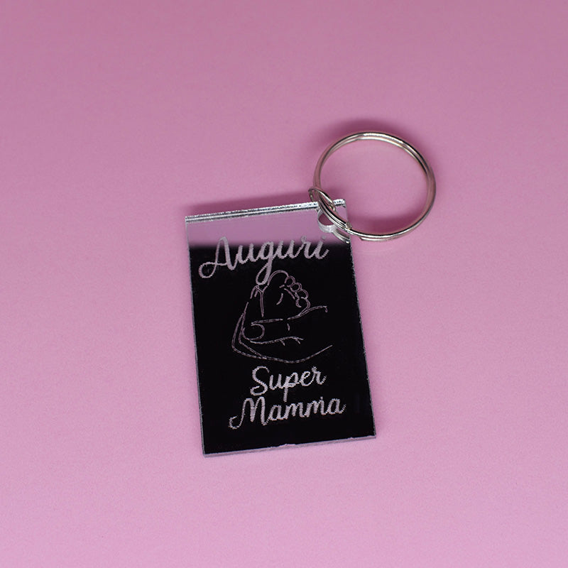 Portachiavi Super Mamma