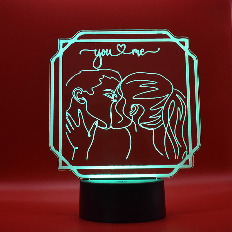 Lampada 3D You ♡ Me