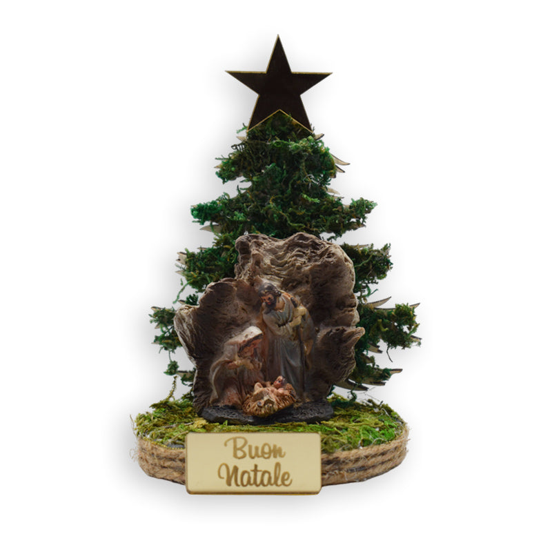 Presepe alberello Buon Natale