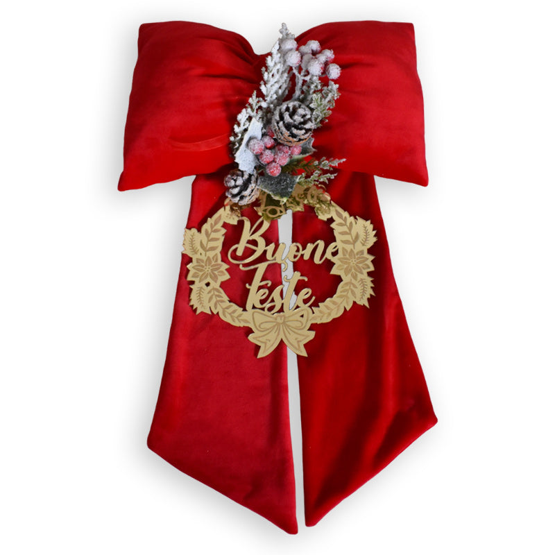 Fiocco Natalizio Buone Feste