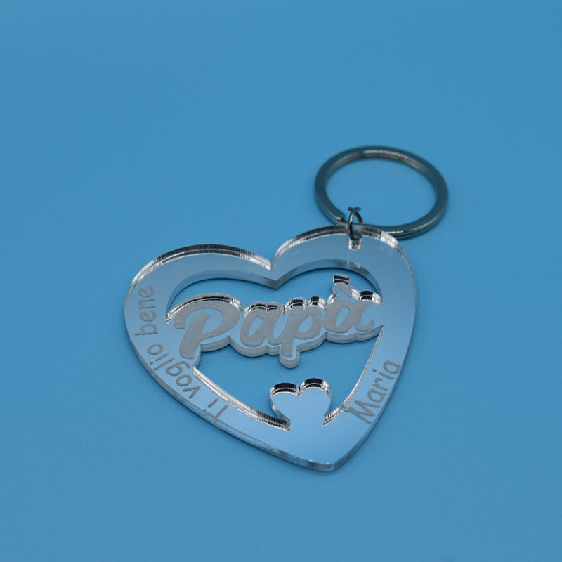 Portachiavi Ti voglio bene Papà