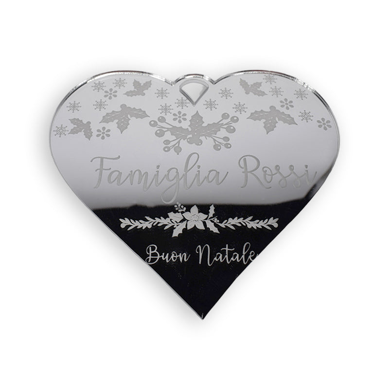 Fuoriporta Cuore Famiglia Buon Natale