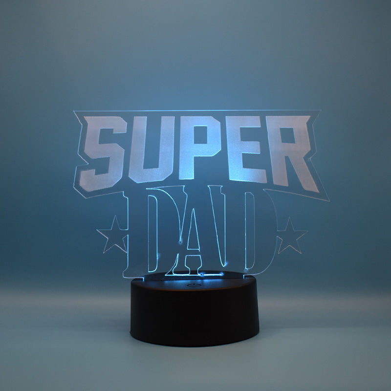 Lampada 3D Super Dad