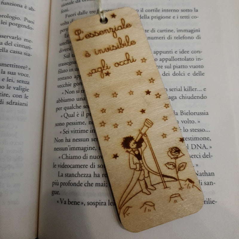 Reggilibri Il Piccolo Principe In Legno - Design Colorato, Con Scatola Regalo, Ideale Per Appassionati - Foto 13