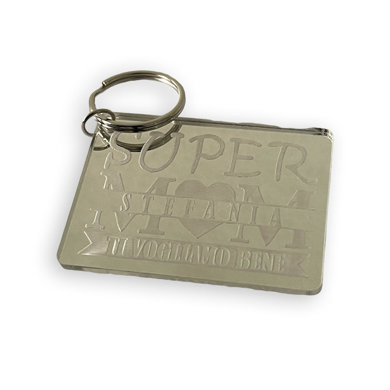 Portachiavi Super Mamma ti vogliamo bene