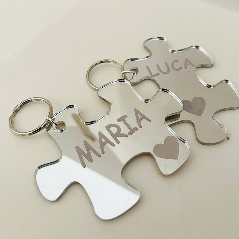 Portachiavi Puzzle Innamorati