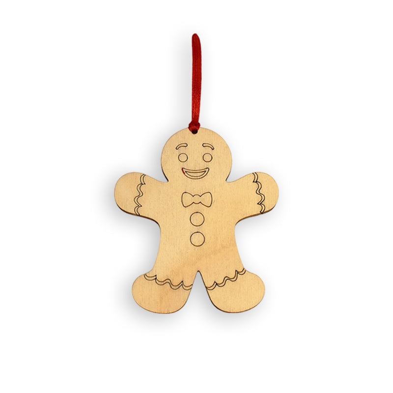 Omino pan di zenzero legno