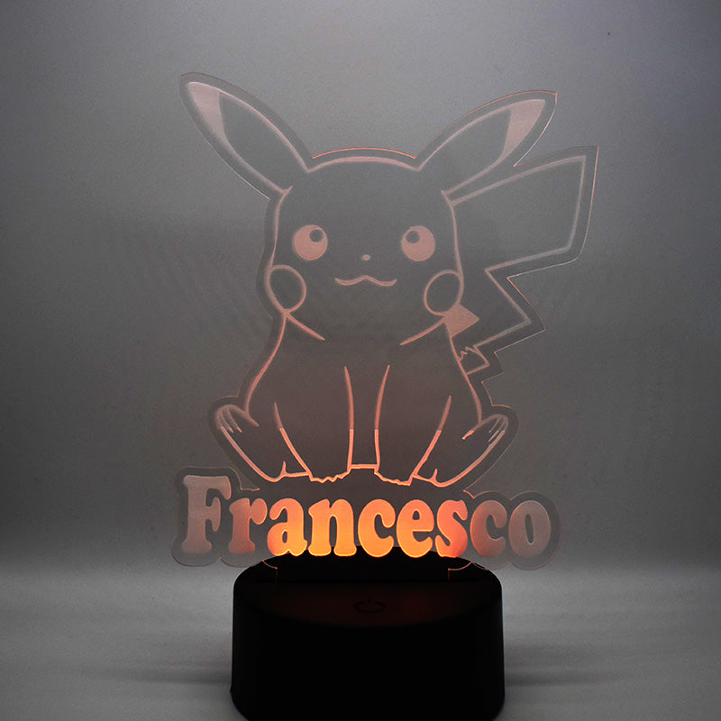 Lampada 3D Pokemon