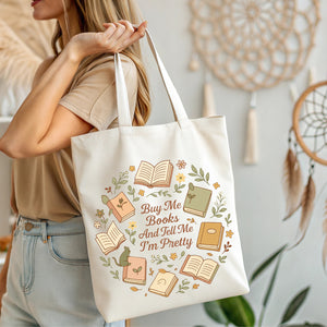 Tote Bag 'Buy me books..''