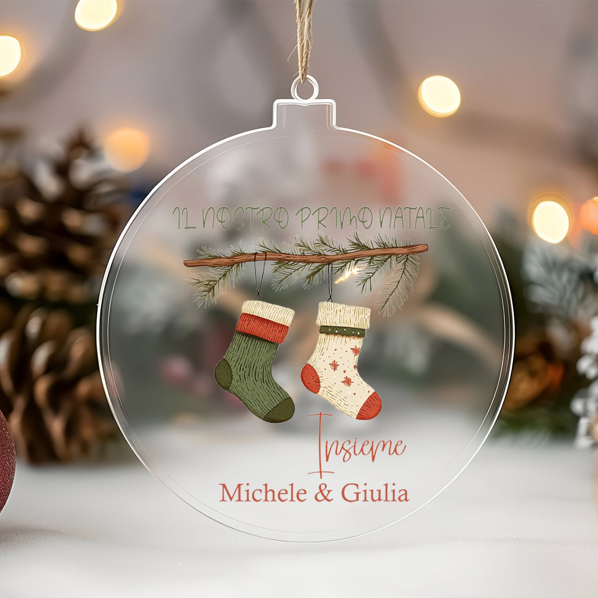 Pallina Calze natalizie