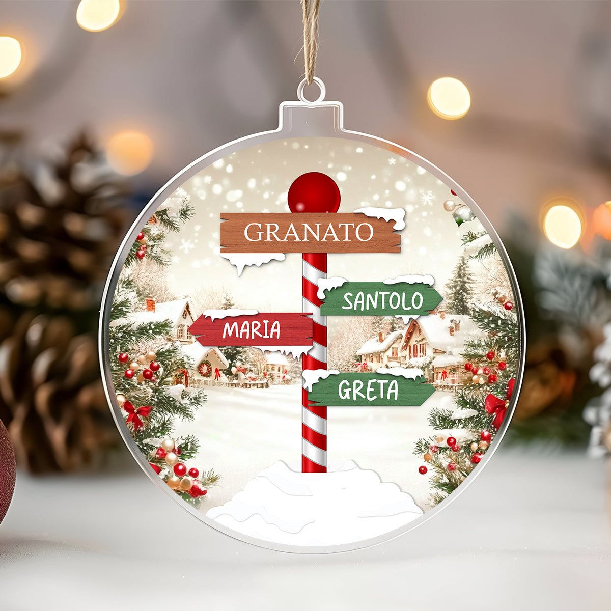 Pallina Christmas Family