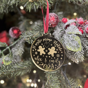 Pallina Coppia Omini di Marzapane