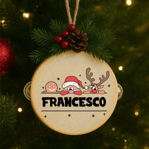 Tamburello Elementi Natalizi