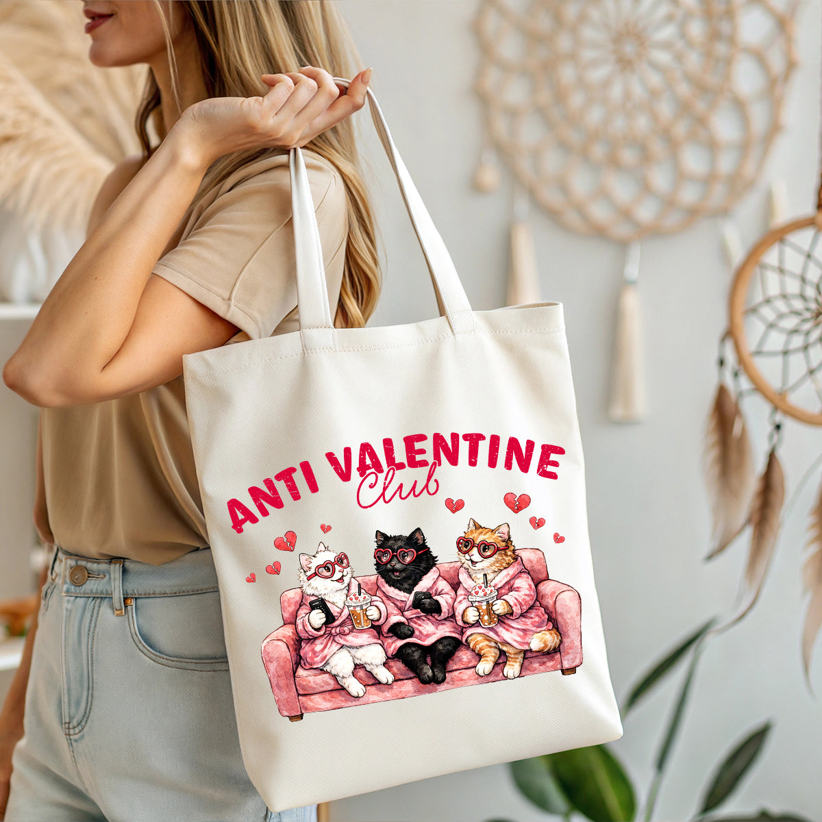Tote Bag Anti Valentine