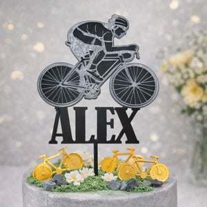 Cake topper Ciclista