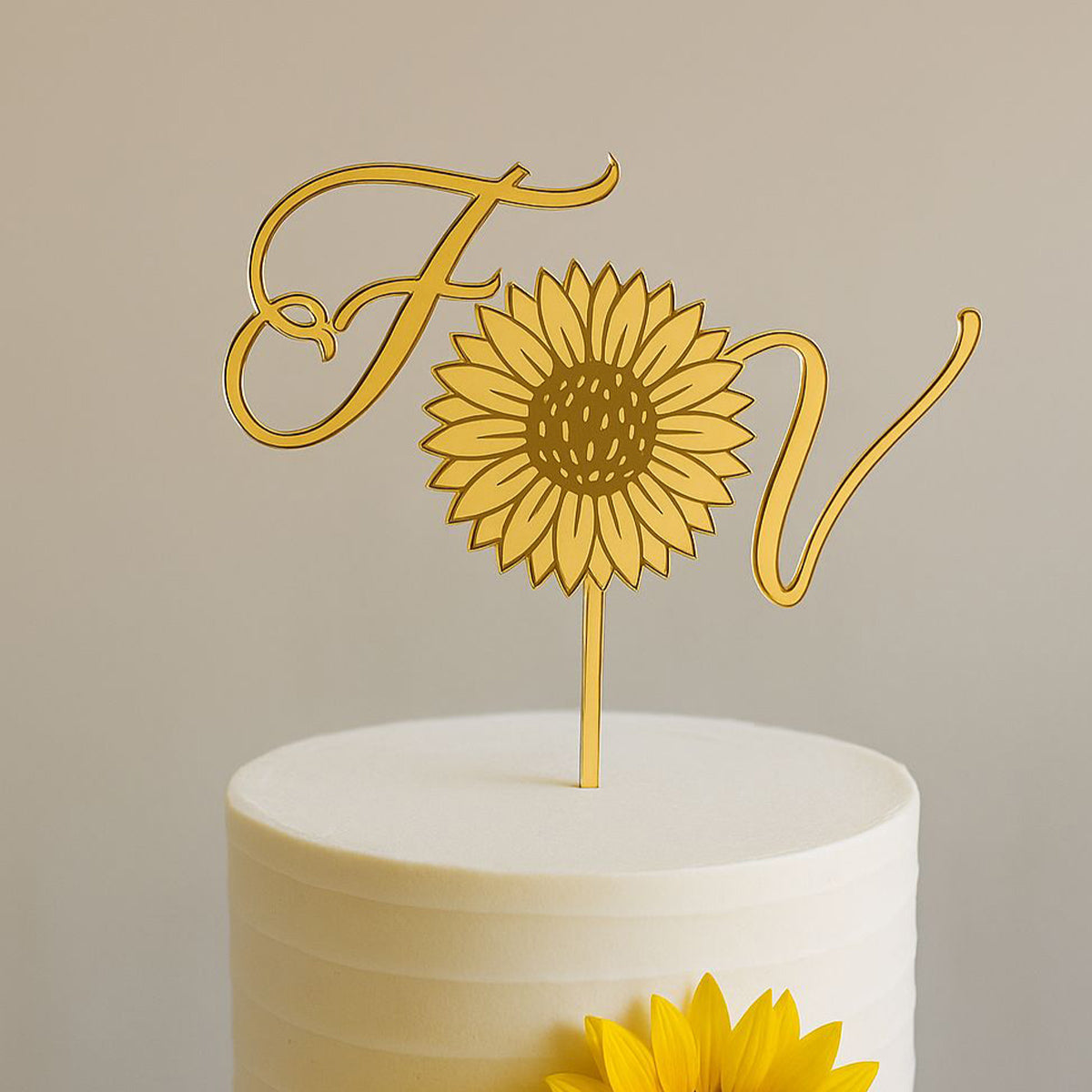Cake Topper Girasole