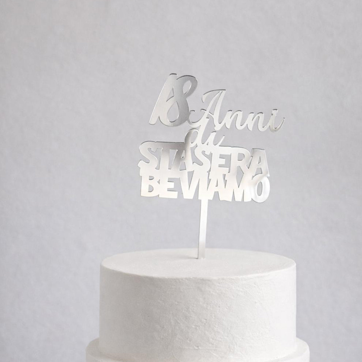Cake Topper 18°ALCOLICO