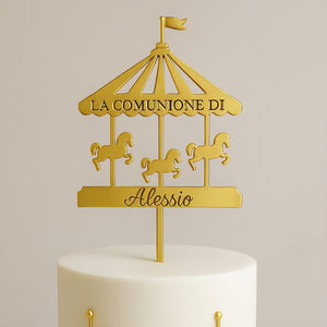 Cake Topper Carosello