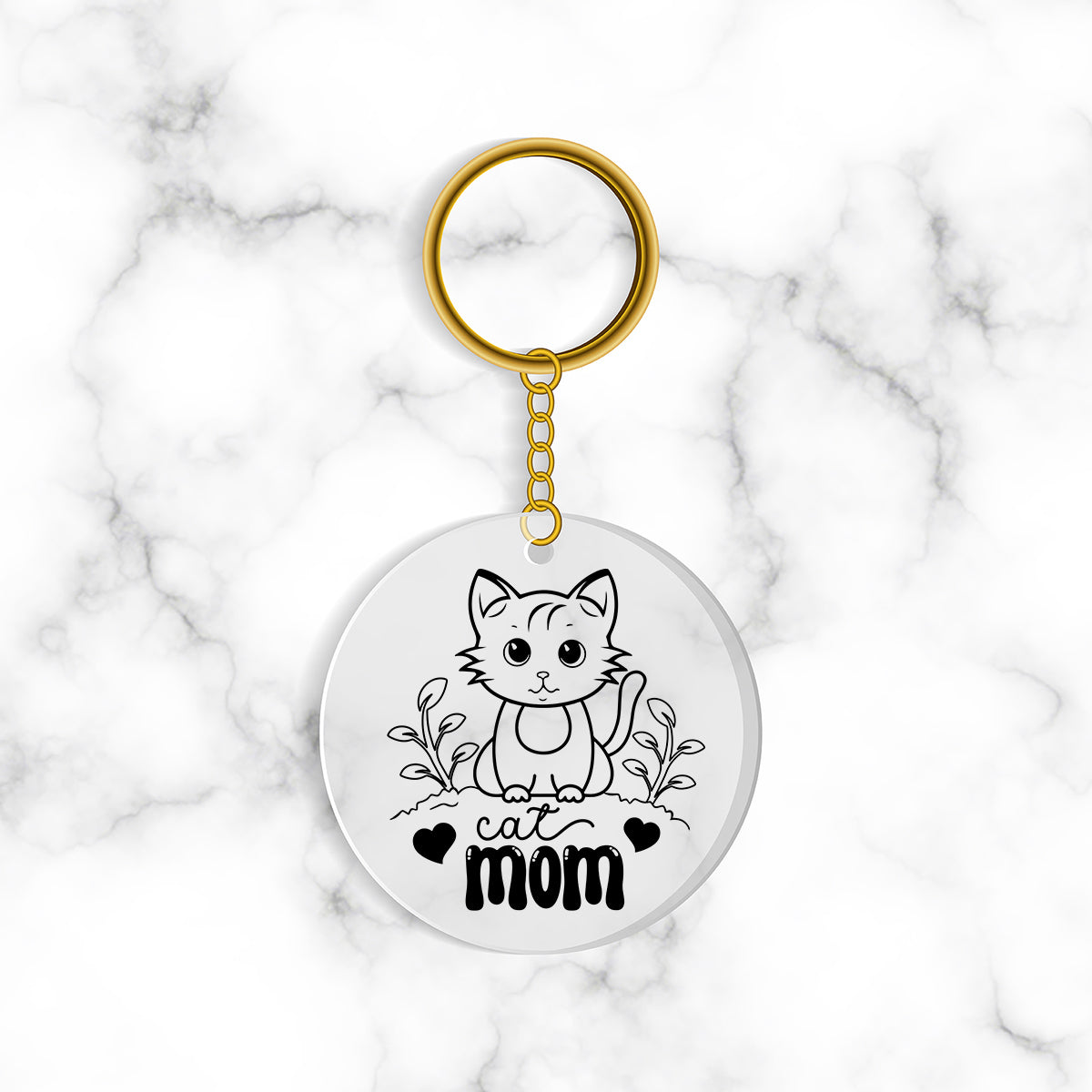 Portachiavi Cat Mom