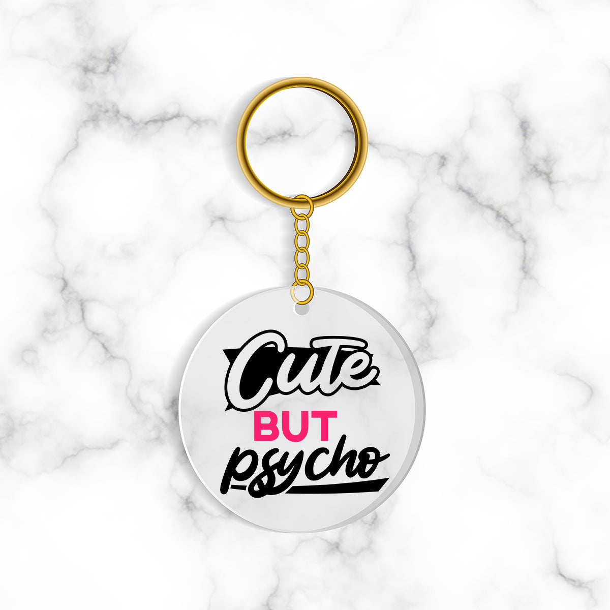 Portachiavi Cute but Psycho