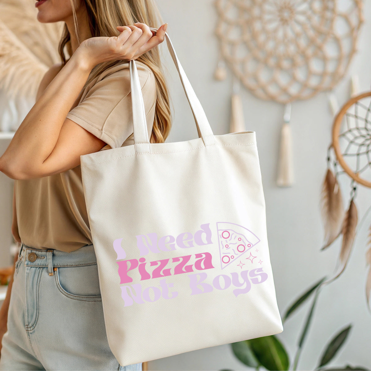 Tote Bag Need Pizza