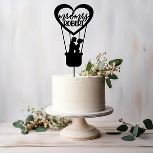 Topper Sposi Mongolfiera