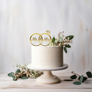 Cake Topper Anelli