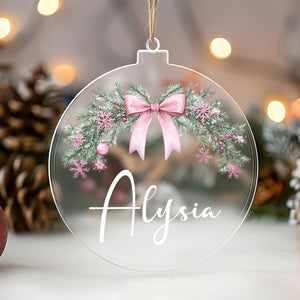 Pallina Ghirlanda rosa