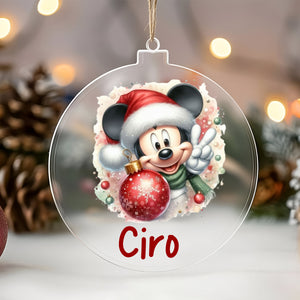 Pallina Topolino Natale