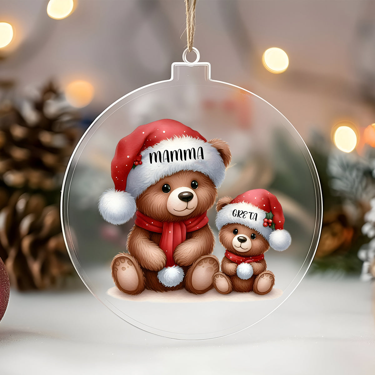 Pallina Mamma e Baby orso