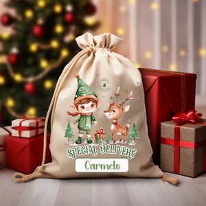 Sacco Elfo con Renna