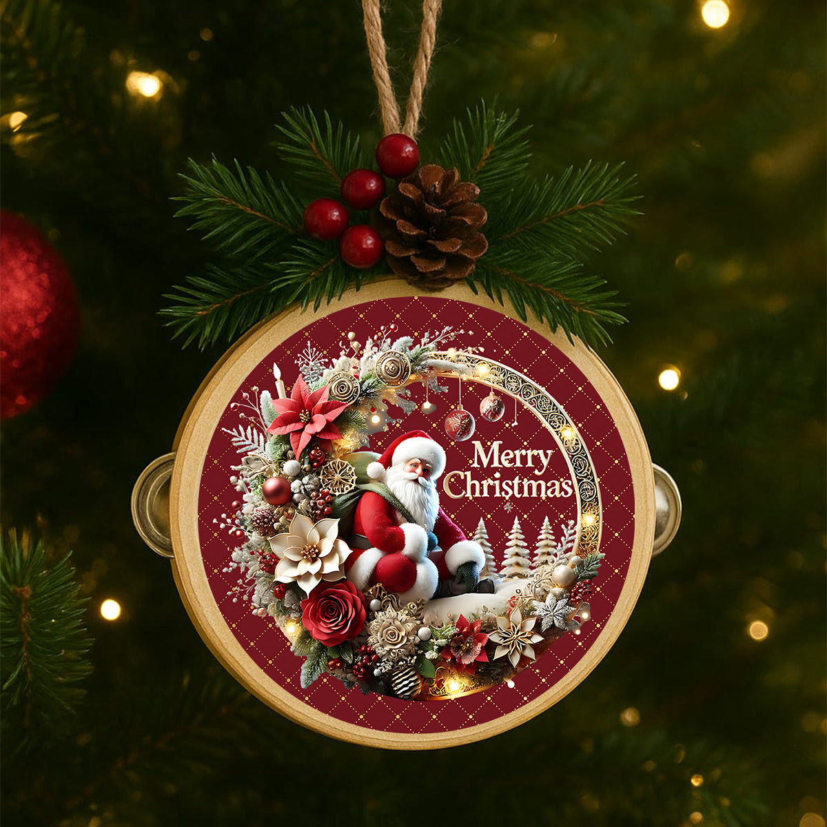 Tamburello Merry Christmas