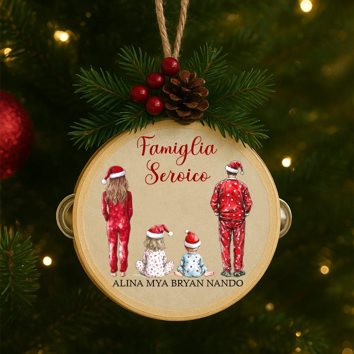 Tamburello Christmas Family