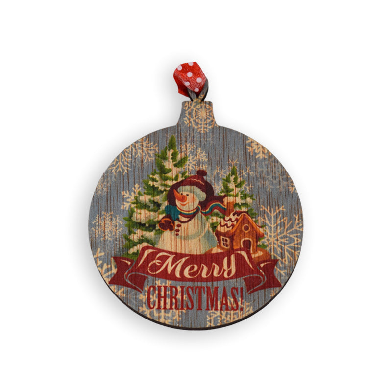 Pallina Merry Christmas Pupazzo