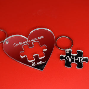 Portachiavi Puzzle Coppia