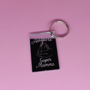 Portachiavi Super Mamma