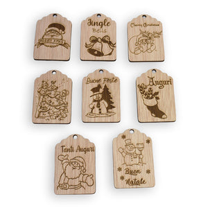 Kit tags Natalizi