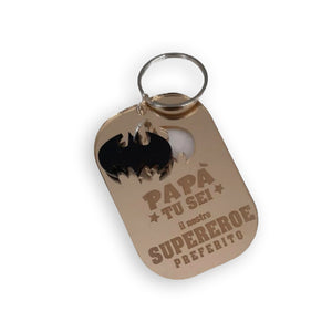 Portachiavi Papà supereroe