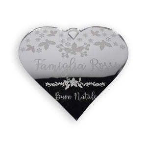 Fuoriporta Cuore Famiglia Buon Natale